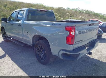 2024 CHEVROLET SILVERADO 1500 4WD  STANDARD BED CUSTOM Gray  Gasoline 1GCRDBEK1RZ297418 photo #4