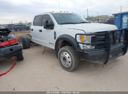 2017 FORD F-450 CHASSIS XL White  Diesel 1FD0W4HT7HEE56298 photo #1