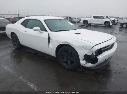 2013 DODGE CHALLENGER SXT White  Flexible Fuel 2C3CDYAG7DH718937 photo #1