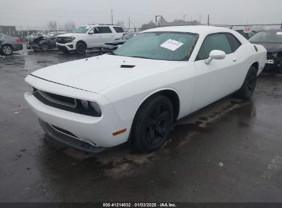 2013 DODGE CHALLENGER SXT White  Flexible Fuel 2C3CDYAG7DH718937 photo #3