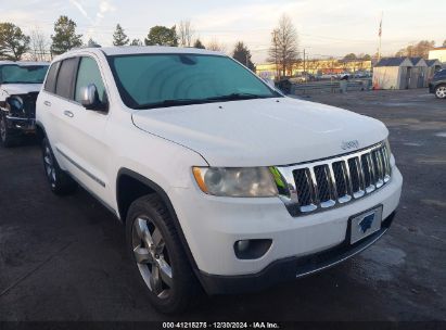 2013 JEEP GRAND CHEROKEE OVERLAND White  Gasoline 1C4RJFCT2DC585665 photo #1