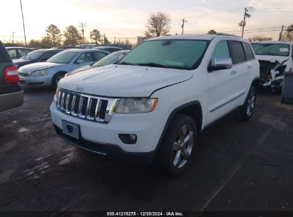 2013 JEEP GRAND CHEROKEE OVERLAND White  Gasoline 1C4RJFCT2DC585665 photo #3