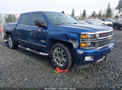 2015 CHEVROLET SILVERADO 1500 HIGH COUNTRY Blue  Gasoline 3GCPCTEJ2FG499297 photo #1