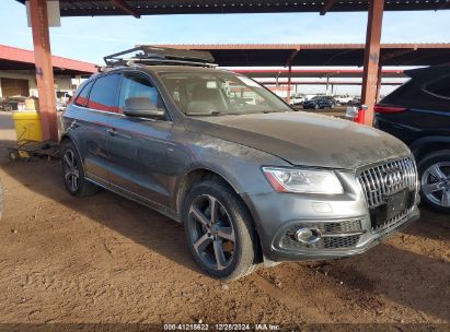 2015 AUDI Q5 3.0T PREMIUM PLUS Gray 4dr spor gas WA1WGAFPXFA047419 photo #1