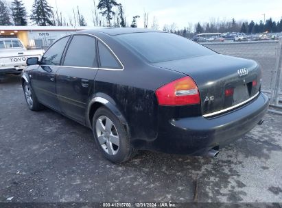 2002 AUDI A6 3.0L Black  Gasoline WAULT64B02N133458 photo #4