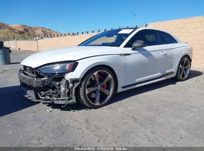 2019 AUDI RS5 White  Gasoline WUAPWAF56KA907227 photo #3