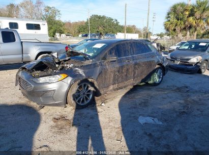 2019 FORD FUSION SE Gray  Gasoline 3FA6P0H72KR136520 photo #3