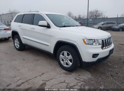 2012 JEEP GRAND CHEROKEE LAREDO White  Flexible Fuel 1C4RJFAG3CC348896 photo #1