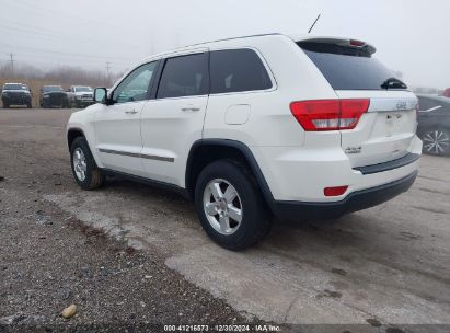 2012 JEEP GRAND CHEROKEE LAREDO White  Flexible Fuel 1C4RJFAG3CC348896 photo #4