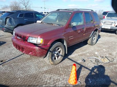 2002 ISUZU RODEO LS 3.2L V6/LSE 3.2L V6/S 3.2L V6 Burgundy  Gasoline 4S2CK58W824301788 photo #3