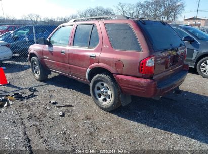 2002 ISUZU RODEO LS 3.2L V6/LSE 3.2L V6/S 3.2L V6 Burgundy  Gasoline 4S2CK58W824301788 photo #4