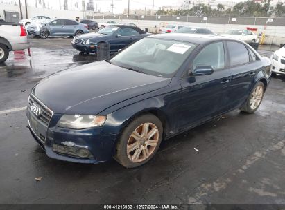 2011 AUDI A4 2.0T PREMIUM Blue  Gasoline WAUAFAFL4BN041437 photo #3