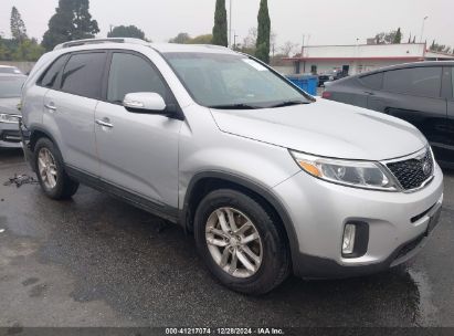 2014 KIA SORENTO LX Silver  Gasoline 5XYKT4A63EG436837 photo #1