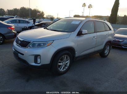 2014 KIA SORENTO LX Silver  Gasoline 5XYKT4A63EG436837 photo #3