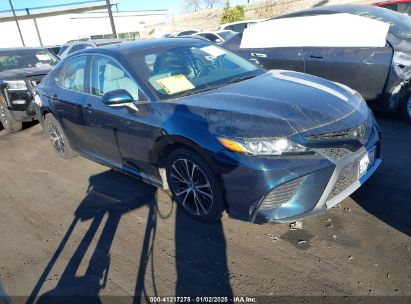 2018 TOYOTA CAMRY SE Blue  Gasoline 4T1B11HK9JU656074 photo #1