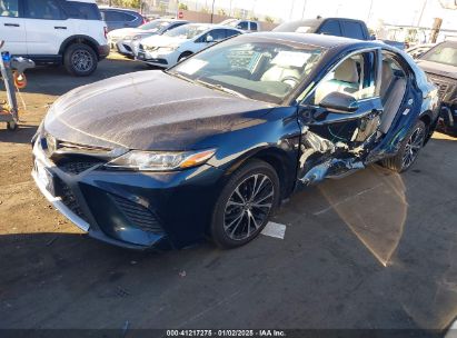 2018 TOYOTA CAMRY SE Blue  Gasoline 4T1B11HK9JU656074 photo #3