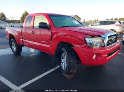 2008 TOYOTA TACOMA ACCESS CAB Red  Gasoline 5TEUU42N28Z580286 photo #1