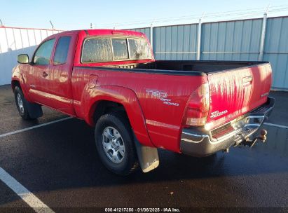 2008 TOYOTA TACOMA ACCESS CAB Red  Gasoline 5TEUU42N28Z580286 photo #4