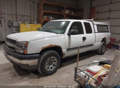 2005 CHEVROLET SILVERADO 1500 White  Gasoline 1GCEK19B05E105707 photo #3