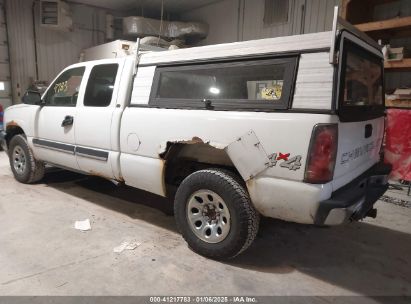 2005 CHEVROLET SILVERADO 1500 White  Gasoline 1GCEK19B05E105707 photo #4