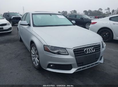 2012 AUDI A4 2.0T PREMIUM Silver  Gasoline WAUAFAFL2CN020314 photo #1