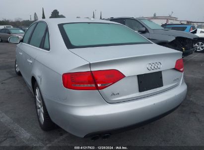 2012 AUDI A4 2.0T PREMIUM Silver  Gasoline WAUAFAFL2CN020314 photo #4