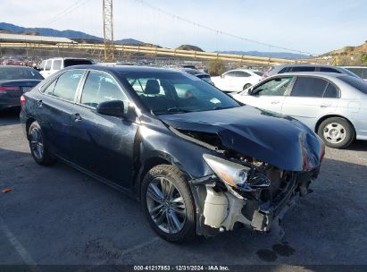 2017 TOYOTA CAMRY SE Black  Gasoline 4T1BF1FK7HU744622 photo #1