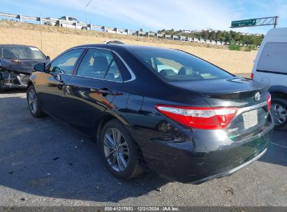 2017 TOYOTA CAMRY SE Black  Gasoline 4T1BF1FK7HU744622 photo #4