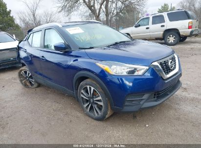 2018 NISSAN KICKS SV Blue  Gasoline 3N1CP5CU6JL532283 photo #1