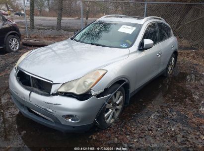 2008 INFINITI EX35 JOURNEY Silver  Gasoline JNKAJ09F38M353943 photo #3