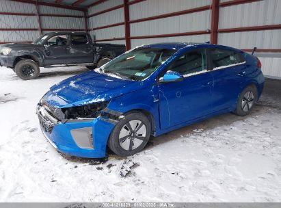 2018 HYUNDAI IONIQ HYBRID BLUE Blue  Hybrid KMHC65LC1JU064844 photo #3