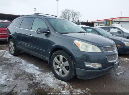 2009 CHEVROLET TRAVERSE LTZ Blue  Gasoline 1GNEV33D19S105646 photo #1