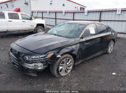 2018 HONDA ACCORD LX Black  Gasoline 1HGCV1F12JA004634 photo #3