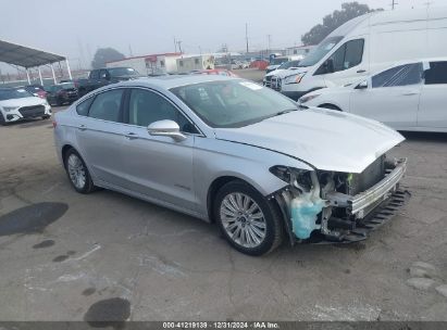 2016 FORD FUSION HYBRID SE Silver  Hybrid 3FA6P0LU3GR356222 photo #1