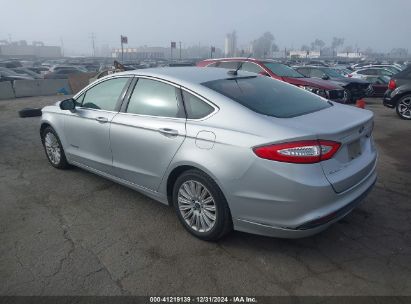 2016 FORD FUSION HYBRID SE Silver  Hybrid 3FA6P0LU3GR356222 photo #4