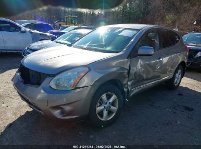 2013 NISSAN ROGUE S Gray  Gasoline JN8AS5MV6DW118529 photo #3