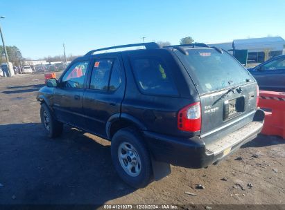 2003 ISUZU RODEO S 3.2L V6 Black  Gasoline 4S2CK58W034303195 photo #4