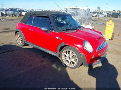 2005 MINI COOPER S Black  Gasoline WMWRH33575TF84766 photo #1