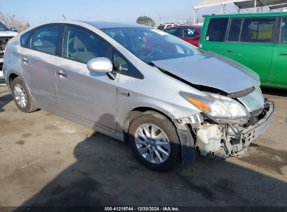 2013 TOYOTA PRIUS PLUG-IN Silver  Hybrid JTDKN3DP4D3046390 photo #1