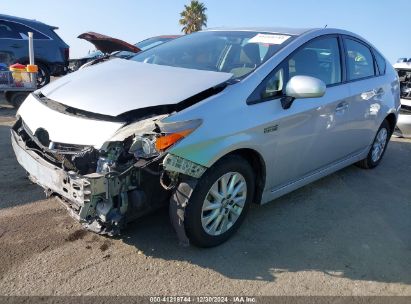 2013 TOYOTA PRIUS PLUG-IN Silver  Hybrid JTDKN3DP4D3046390 photo #3