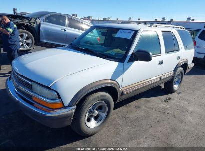 1999 CHEVROLET BLAZER LS White  Gasoline 1GNCS13WXX2141225 photo #3