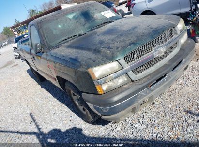 2003 CHEVROLET SILVERADO 1500 WORK TRUCK Green  Gasoline 1GCEC14X33Z271757 photo #1