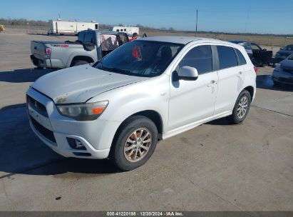 2011 MITSUBISHI OUTLANDER SPORT ES White  Gasoline JA4AP3AUXBZ002947 photo #3