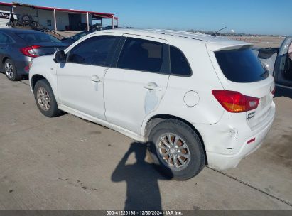 2011 MITSUBISHI OUTLANDER SPORT ES White  Gasoline JA4AP3AUXBZ002947 photo #4