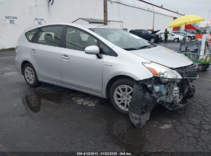 2013 TOYOTA PRIUS V TWO Silver  Hybrid JTDZN3EU9D3267082 photo #1