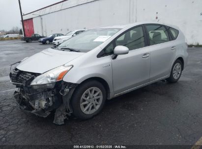 2013 TOYOTA PRIUS V TWO Silver  Hybrid JTDZN3EU9D3267082 photo #3