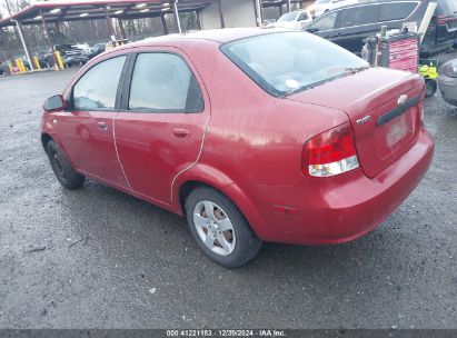 2005 CHEVROLET AVEO SPECIAL VALUE Red  Gasoline KL1TD52695B433870 photo #4