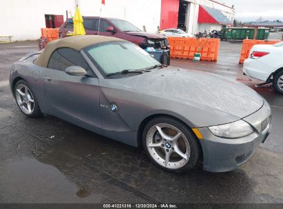 2008 BMW Z4 3.0SI Gray  Gasoline 4USBU53568LX04533 photo #1