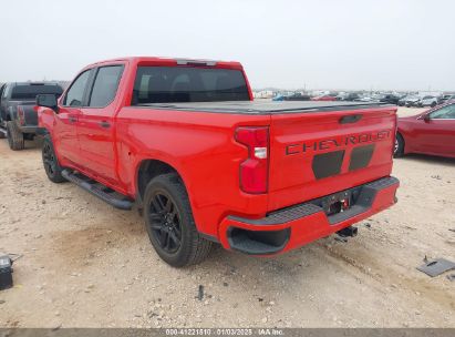 2021 CHEVROLET SILVERADO 1500 2WD  SHORT BED CUSTOM Red  Gasoline 1GCPWBEK7MZ319707 photo #4