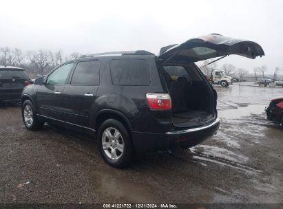 2011 GMC ACADIA SL Black  Gasoline 1GKKVNED0BJ331102 photo #4